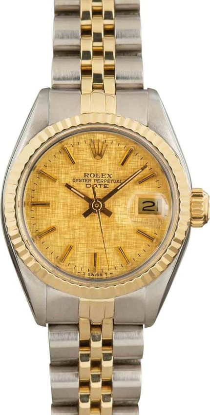 Ladies Rolex Date 6917 Steel & Yellow Gold